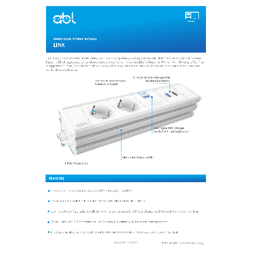 ABL Link Schuko Product Card